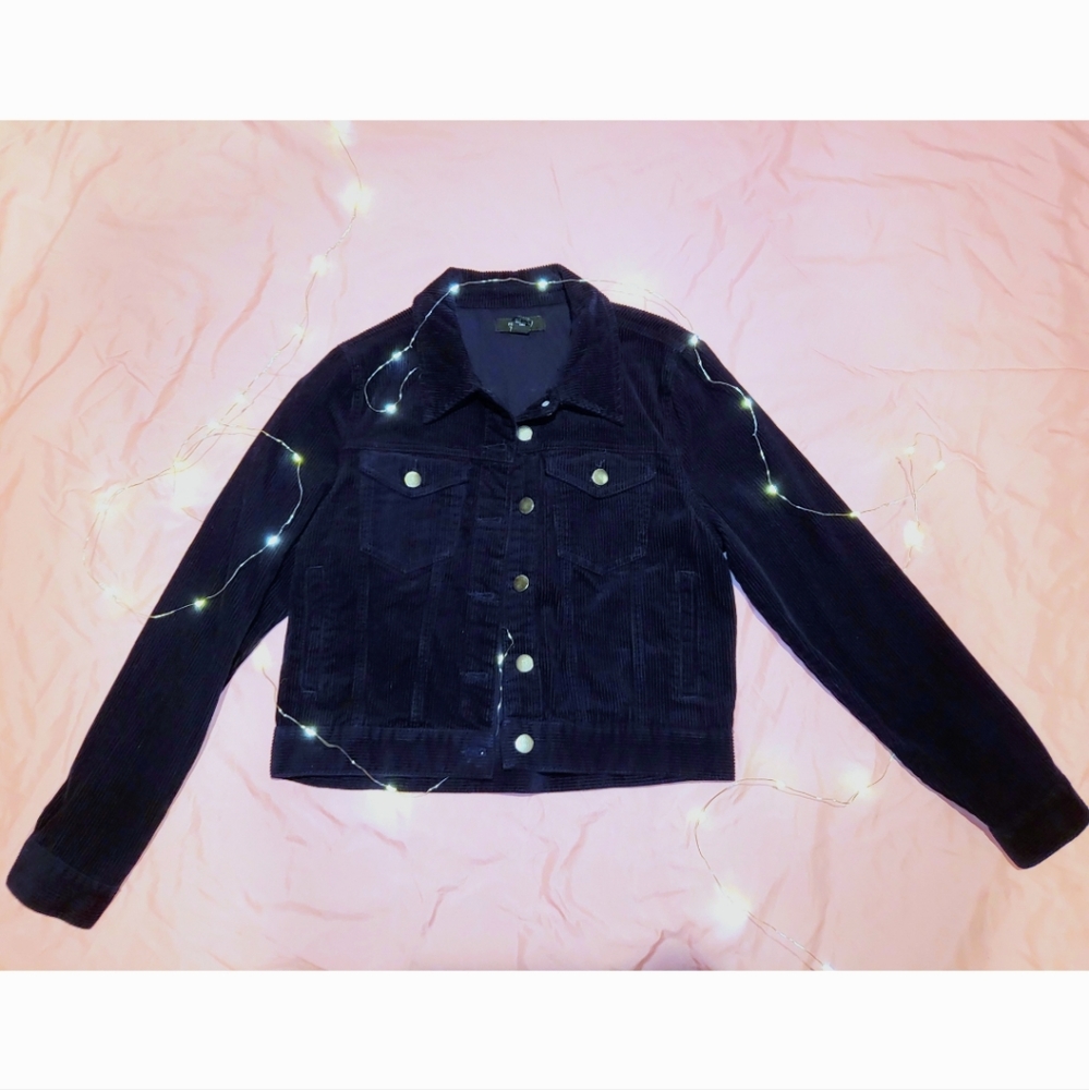 Navy Corduroy Jacket